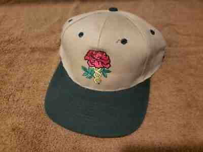 Grateful Dead Embroidered Rose Baseball Hat Vintage