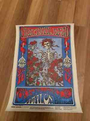 Grateful Dead FD26 Poster mint Stanley Mouse BG aor SFPC