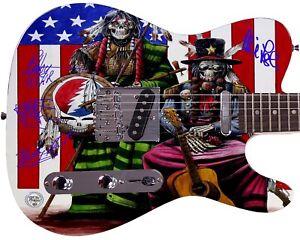 Grateful Dead Facsimile Autographed Signed Graphics Photo Guitar