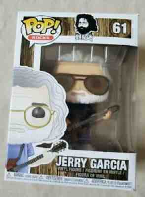 NEW Jerry Garcia Funko Pop #61 Grateful Dead Rocks Vinyl Figure w/ Plastic Case!