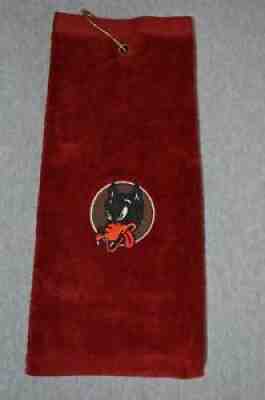 Grateful Dead - Garcia's Guitar -Wolf- - Red Tri Fold Golf Towel -Free Shipping
