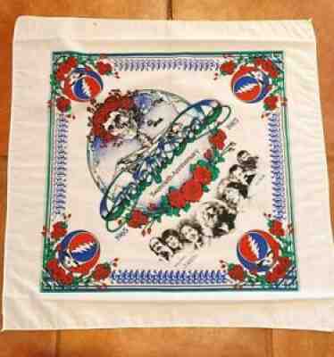 Vintage GRATEFUL DEAD 20th Anniversary Bandana - Jerry Jasper