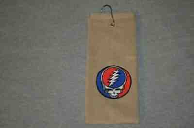 Grateful Dead - Steal Your Face - Khaki --Tri Fold Golf Towel -Free Shipping