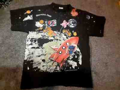 Grateful Dead Shirt Standing On The Moon Bob Weir Jerry Garcia XL 420 vintage