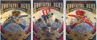 Grateful Dead - Fare Thee Well 50th - VIP Limited 3 Poster SET - Justin HeltonÂ 
