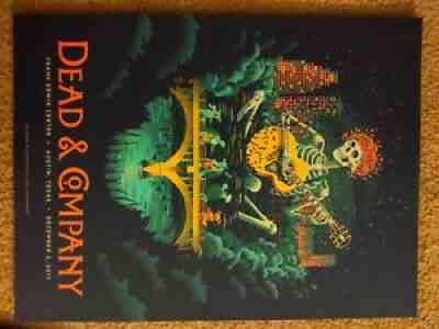 Dead and Company Austin December 02 2017 Poster Shawn Ryan Frank Erwin Center