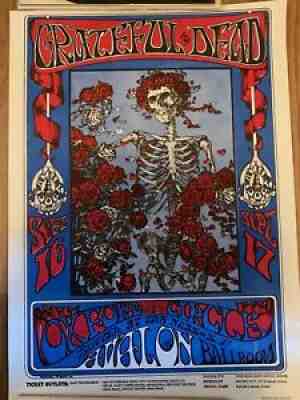 Grateful Dead FD26 Poster mint Stanley Mouse BG aor SFPC