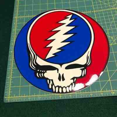 NEW Vintage Grateful Dead Steal Your Face Fracture 1994 HUGE Sticker Decal