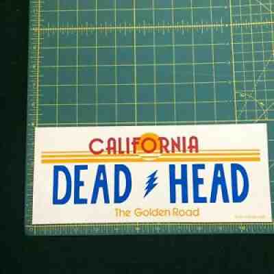 NEW Vintage Grateful Dead California License Plate Dead Head BIG Sticker Decal