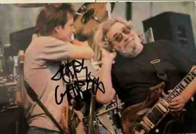 GRATEFUL DEAD JERRY GARCIA SIGNED PHOTO POSTCARD JSA LOA AUTOGRAPHED PSA BAS LP