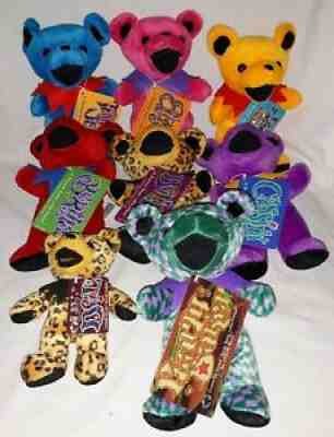 8 Grateful Dead Bean / Beanie Bears by Liquid Blue