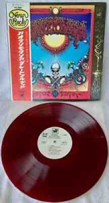 GRATEFUL DEAD "AOXOMOXOA" ULTRA-RARE JAPAN 1ST PRESSING RED WAX WLP PROMO W/OBI