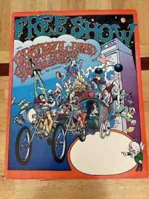 1970 Free Show Grateful Dead Poster Greg Iron Art
