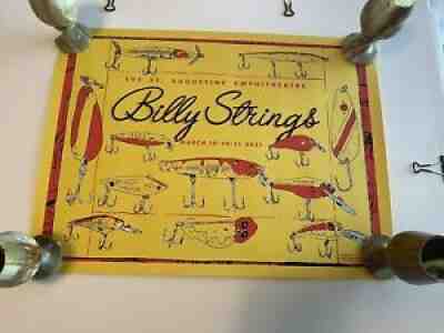 Billy Strings St Augustine Amphitheatre Artist Edition Poster Yellow variant