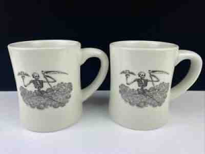 Hard-To-Find Wes Lang Grateful Dead Oversize Ceramic Coffee Mug Spring 1990