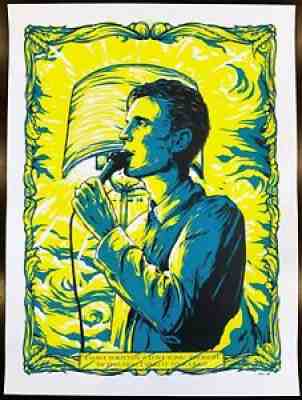 David Byrne Talking Heads Art Print Poster 2012 Otto This Must Be The Place RARE