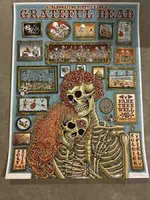Grateful Dead Fare Thee Well Emek VIP Poster