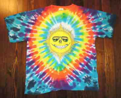 Grateful Dead T Shirt Vintage Jerry Jasper 1988 Eye Dye Tie Dye Single Stitch XL