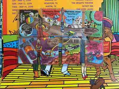 Grateful Dead Space Shuttle Backstage Pass Set Puzzle January 1993 Tour Oakland