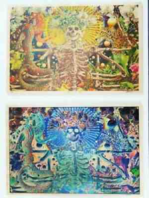 AJ Masthay Adoration of the Mother + Through the Veil Wood Panel Art Print SET