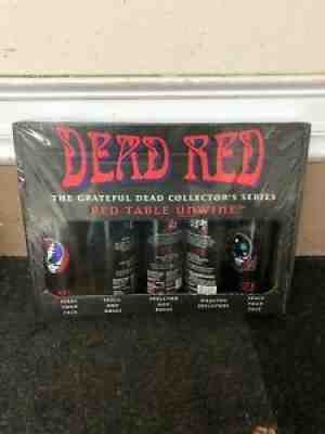 5 Bottle Set Grateful Dead - Red Table Unwine Limited Collectible Edition 1996