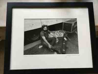 Photograph - Jerry Garcia, Dead End - Famous Jim Marshall Image, signed.