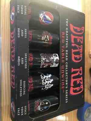Grateful Dead Dead Red Wine Collection 5 Bottles Sealed In Original Box Unopened