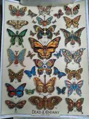 Dead & Company 2019 Tour VIP Poster EMEK Butterfly #3672