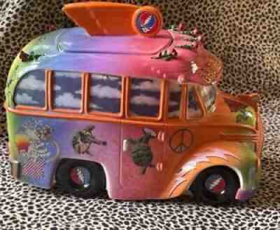 Grateful Dead Ceramic School Bus Cookie Jar ~ 1998 Premier Limited Edition