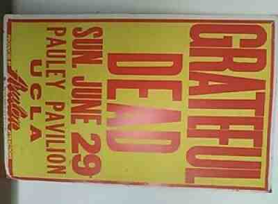 Grateful Dead Poster 1980 Pauley Pavilion UCLA