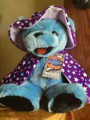 WARLOCK Grateful Dead 14" LARGE Beanie Jerry Teddy Bear WIZARD stuffed plush