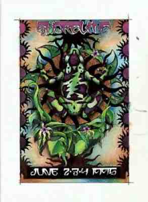 Grateful Dead 1995 Mountain View "Shoreline Jr." Everett ORIGINAL ARTWORK