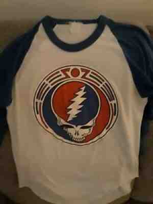 Grateful Dead skull baseball Jersey GD slightly used.