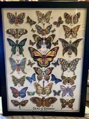 Dead and Company 2019 VIP Poster EMEK Butterflies Signed Numbered Print Mint !!!