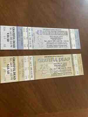 Grateful Dead Unused Tickets for the last Two Shows