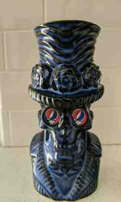 RARE!! LIMITED! Grateful Dead "Steal Your Face" Skeleton Tiki Farm Mug 2013