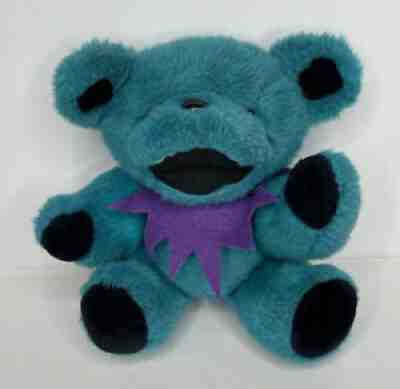 Grateful Dead Steven Smith Jointed Plush Bear Rare Teal & Purple 90â??s Vintage