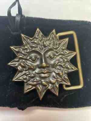 Owsley Stanley Large Bronze Sun Buckle
