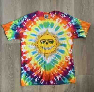 Vintage Grateful Dead T Shirt Jerry Jasper 1988 Eye Dye Tie Dye Size Large