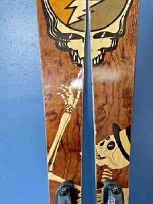 Skilogik Grateful Dead Skis Ullrâ??s Chariot Limited Edition 103/420 Wood 180