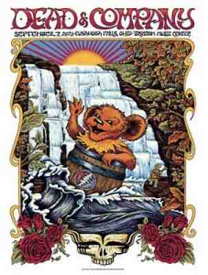 Dead and Company poster 9/7/21 Blossom Music Center Nathaniel Dias Bob Weir