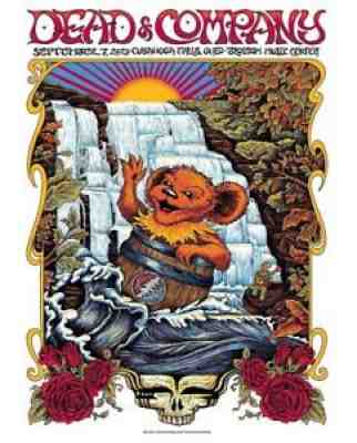 Dead and Company Poster Blossom Cuyahoga Falls Ohio Weir Mayer GDP 2021 TOUR NFA