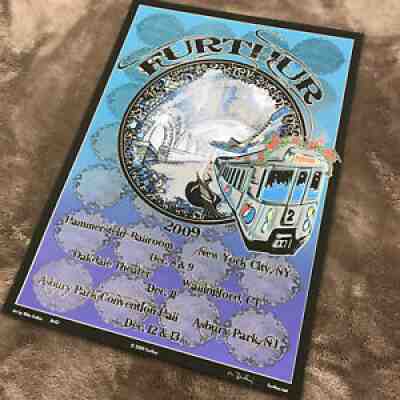 Furthur Tri-State 2009 Subway Poster - Phil Lesh & Bob Weir - by M.DuBois (AE)