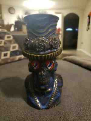 RARE Limited Grateful Dead "Steal Your Face" Skeleton Tiki Farm Mug 2013