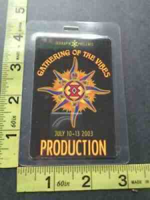 GRATEFUL DEAD Gathering Original RARE laminated "OTTO" Backstage pass,PRODUCTION