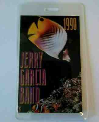 Jerry Garcia Band Backstage Pass Original 1990 Concert Solo Tour Grateful Dead