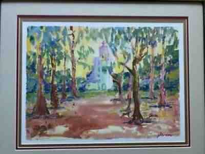 Jerry Garcia "California Mission" Official Lithograph - RARE