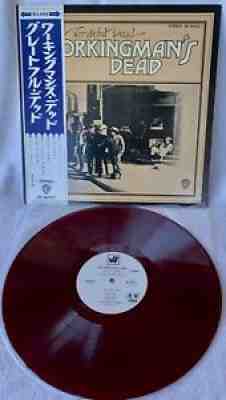 GRATEFUL DEAD "WORKINGMAN'S DEAD" ULTRA-RARE JAPANESE RED WAX WLP PROMO W/OBI!!!