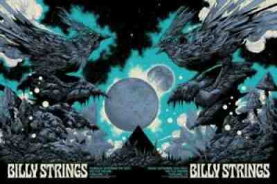 Billy Strings Art Show Poster Oakland Ken Taylor 9/9 9/10 Uncut Diptych /60 AP