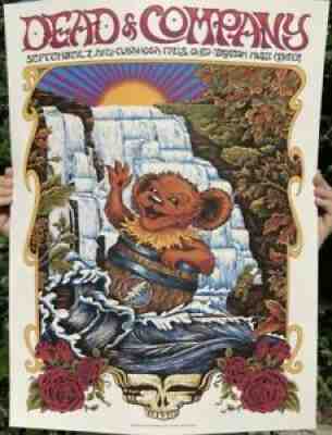2021 Dead and Company Cuyahoga Falls Blossom Show Poster Weir Mayer SOLD OUT